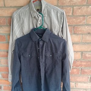 Bundle of 2 Button Down Shirts - Men's Size Small